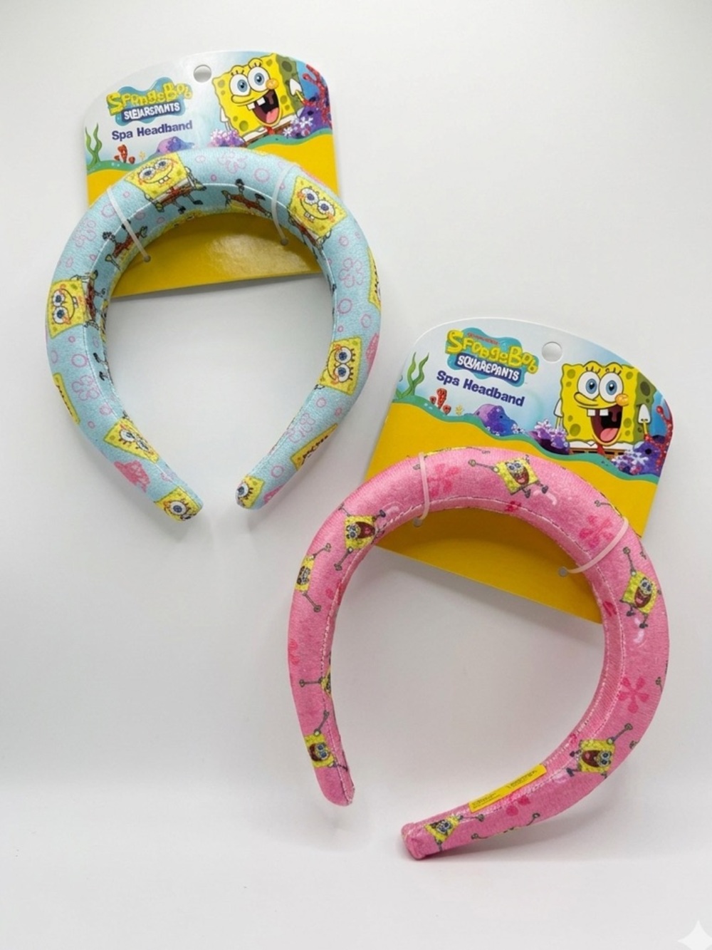 🧖‍♀️🧽 SpongeBob Spa Headband | Blue or Pink | Skincare Hairband | NWT
